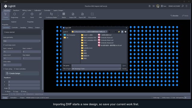 Import DXF