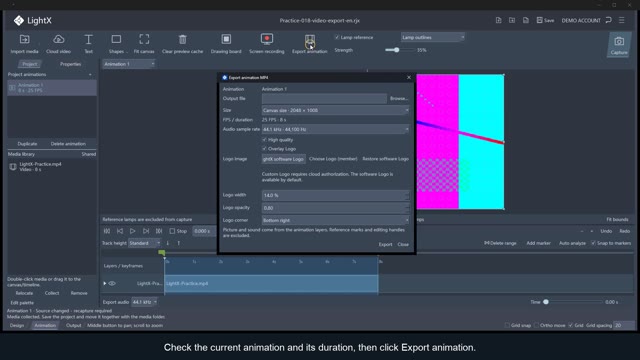 Export video