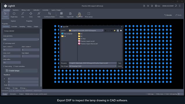 Export DXF