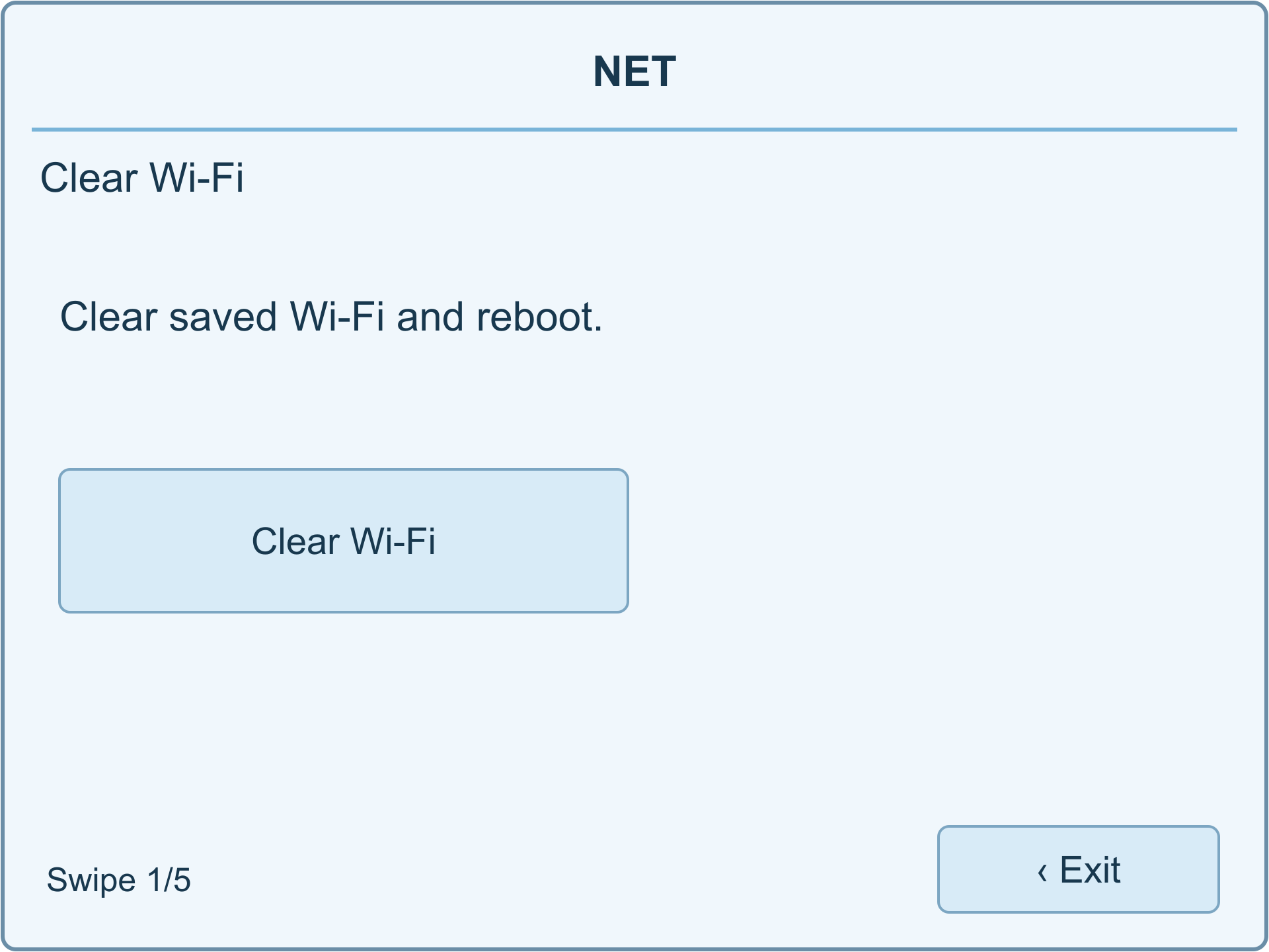 11 Clear Wi-Fi settings